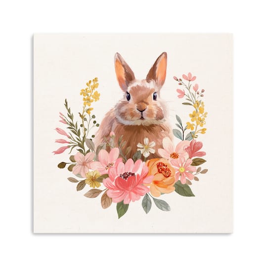Lumaprints Spring Bunny Canvas Giclée Art